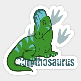 Cute Corythosaurus Sticker